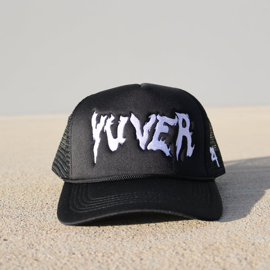 BLACK YUVER TRUCKER HAT