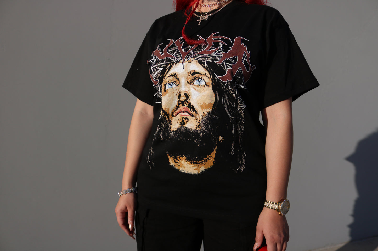 JESUS HEAVY OVERSIZED T-SHIRT